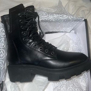 Ash Maddox Platform Moto Boots